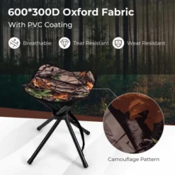 Costway 2 Pack Folding Hunting Stool Lightweight Foldable Outdoor Stool Seat -Outdoor Deals Garden Store GUEST 06bdfae1 50bb 48ed a74e 91c6690eb256