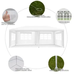 Costway Outdoor 10'x20' Canopy Tent Heavy Duty Wedding Party Sidewalls Window Carry Bag -Outdoor Deals Garden Store GUEST 0a872de6 84d3 4710 a676 84295b3f312e