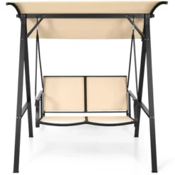 Costway Outdoor 2-Seat Swing Loveseat Canopy Hanging Swing -Outdoor Deals Garden Store GUEST 0d2d43bc 467d 458b 917e 1507a880d706