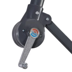 Costway 10' Hanging Umbrella Patio Sun Shade Offset Outdoor Market W/t Cross Base Tan -Outdoor Deals Garden Store GUEST 0d458674 8b8c 4a2c 85f2 631a2e32a9a8