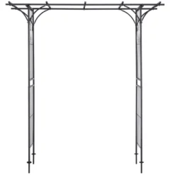 Costway Garden Wedding Rose Arch Pergola Archway Flowers Climbing Plants Trellis Metal -Outdoor Deals Garden Store GUEST 0e4a3eee 11c3 48b3 9280 94708004983f