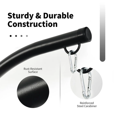 Costway C Hammock Frame Stand Solid Steel Construction 5 Costway C Hammock Frame Stand Solid Steel Construction - Image 5