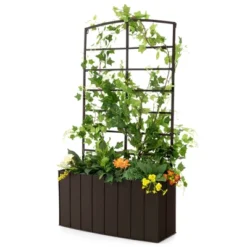 Costway Outdoor Metal Raised Garden Bed Planter Box Container For Flower Climbing Plants -Outdoor Deals Garden Store GUEST 0ecabff6 f225 40a2 96ed f919fc8dfe14