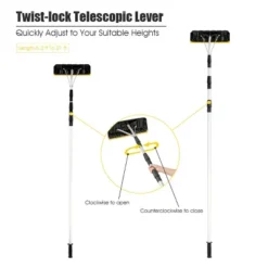 Costway 21FT Telescoping Snow Roof Rake Large Poly Blade Aluminum Tube Non-Slip Handle 15 Costway 21FT Telescoping Snow Roof Rake Large Poly Blade Aluminum Tube Non-Slip Handle -Outdoor Deals Garden Store GUEST 1571ae6b 27a5 4ef0 8494 1f77ed314a6c