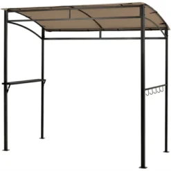 Costway 7'x4.5' Grill Gazebo Outdoor Patio Garden BBQ Canopy Shelter Storage Hook -Outdoor Deals Garden Store GUEST 16ab8b2a 5841 4d88 ba5c 0359fa2a1a2d