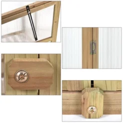 Costway Garden Portable Wooden GreenHouse Cold Frame Raised Plants Shelves Protection 17 Costway Garden Portable Wooden GreenHouse Cold Frame Raised Plants Shelves Protection -Outdoor Deals Garden Store GUEST 197910bf b1b7 45f3 ba23 7baeb09b69c1