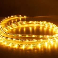 Costway 100' 2 Wire LED Rope Light Christmas Decorative Party In/Outdoor 110V Warm White -Outdoor Deals Garden Store GUEST 1ca5f37d e4ce 499e b53e 0e5f127ad3c6