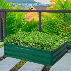 Costway 47"x35.5" Patio Raised Garden Bed Vegetable Flower Plant Dark Green New -Outdoor Deals Garden Store GUEST 1de320af 077a 4e46 8e27 ea8966834263