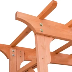 Costway Arbor Over 7FT High Wooden Garden Arch Trellis Pergola Outdoor Patio Plant -Outdoor Deals Garden Store GUEST 1e39081b 1b18 4332 9f18 e7b7e5f3468f