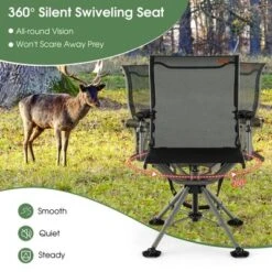 Costway 360 Degree Silent Swivel Hunting Chair W/ All-terrain Feet Pads Support 400 LBS 12 Costway 360 Degree Silent Swivel Hunting Chair W/ All-terrain Feet Pads Support 400 LBS -Outdoor Deals Garden Store GUEST 1f00b685 67b8 469d a387 6ac309fba8b0