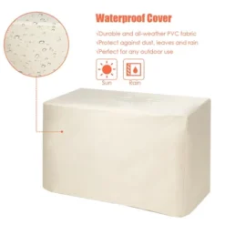 Costway 60,000 BTU 42'' Rectangular Propane Gas Fire Pit Heater Outdoor Table W/ Cover -Outdoor Deals Garden Store GUEST 2113f855 277a 46ba b71b d951e8b8a807