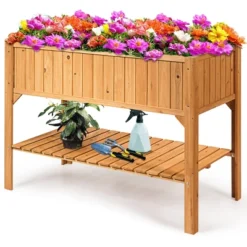 Raised Garden Bed Elevated Planter Box Shelf Standing Garden Herb Garden Wood -Outdoor Deals Garden Store GUEST 235c9249 6323 4079 bb8f 02f668a1488c