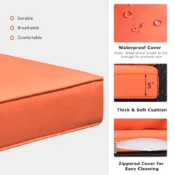 Costway Patio Rattan Rocker Chair Outdoor Glider Wicker Rocking Chair Cushion Lawn Deck -Outdoor Deals Garden Store GUEST 2a05e39b 7f9e 4dd6 88ab b635070a8e88