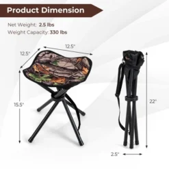 Costway 2 Pack Folding Hunting Stool Lightweight Foldable Outdoor Stool Seat -Outdoor Deals Garden Store GUEST 2da8ad17 e41b 43ca a596 bd4ad55069a4