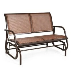 Costway Patio Swing Glider Bench Loveseat Rocking Chair Backyard Poolside -Outdoor Deals Garden Store GUEST 318216c2 e0fa 463d 86a0 37532911a459