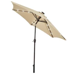 Costway 9' Solar LED Lighted Patio Market Umbrella Tilt Adjustment Crank Lift 19 Costway 9' Solar LED Lighted Patio Market Umbrella Tilt Adjustment Crank Lift -Outdoor Deals Garden Store GUEST 36ac5b50 02fa 4b9c a0d4 1f0adc1a705d