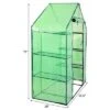 Costway Portable Mini Walk In Outdoor 4 Tier 8 Shelves Greenhouse