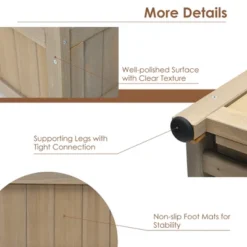 Costway 2PC 68in Wood Planter Box W/Trellis Raised Garden Bed For Climbing Plant -Outdoor Deals Garden Store GUEST 3910ad8d 3de7 4e5c b81e 0e2715279d2f