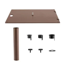 Costway 10ft Solar Lights Patio Umbrella Outdoor W/ 50 LBS Movable Umbrella Stand Red -Outdoor Deals Garden Store GUEST 39ac91e6 92dd 4b71 b96e 178ee9e06694