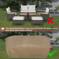 Costway 7PCS Patio Rattan Furniture Set Cushion Armrest Loveseat Ottoman Table -Outdoor Deals Garden Store GUEST 3bb950da 1147 4b63 9087 f3d626a90761
