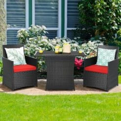 Costway 3PCS Patio Rattan Furniture Set Cushion Sofa Armrest Garden Deck -Outdoor Deals Garden Store GUEST 3eb38758 0843 4b0a be51 cf650ec12e3a
