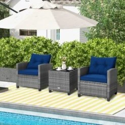 Costway 3PCS Patio Rattan Furniture Bistro Set Cushioned Sofas Side Table Armrest 13 Costway 3PCS Patio Rattan Furniture Bistro Set Cushioned Sofas Side Table Armrest -Outdoor Deals Garden Store GUEST 408c04e3 02d7 4e9c b6e2 a70b5014f717