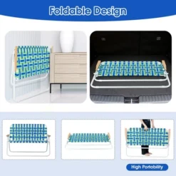 Costway 2-Person Folding Chair With Armrest 661 LBS Load Capacity For Camping Beach -Outdoor Deals Garden Store GUEST 4096984d dd6e 4bf4 811f 827d2496ad15