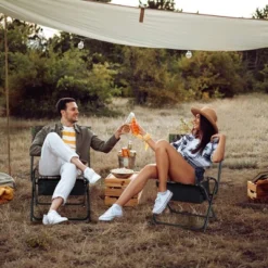 Costway Folding Hunting Chair Foldable Portable Fishing Stool With Storage Pocket -Outdoor Deals Garden Store GUEST 40cc49b4 8a55 480a a0ae 3a4f06306ae3