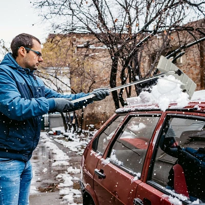 Costway 20FT Snow Roof Rake Reinforced Aluminum Snow Removal Tool For Roof 3 Costway 20FT Snow Roof Rake Reinforced Aluminum Snow Removal Tool For Roof - Image 3