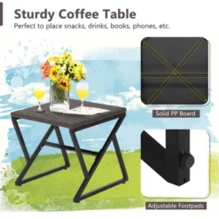 Costway 3PCS Patio Rattan Wicker Rocking Chairs Table Bistro Set Cushioned Rocker Garden 12 Costway 3PCS Patio Rattan Wicker Rocking Chairs Table Bistro Set Cushioned Rocker Garden -Outdoor Deals Garden Store GUEST 4adb7de7 8bb2 4c96 9e5a b7da47186322