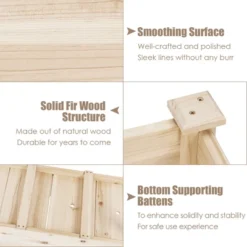 Costway Raised Garden Bed Elevated Planter Box Wood For Vegetable Flower Herb 16 Costway Raised Garden Bed Elevated Planter Box Wood For Vegetable Flower Herb -Outdoor Deals Garden Store GUEST 4dff8300 adcd 47a1 b2d9 203493cb0633