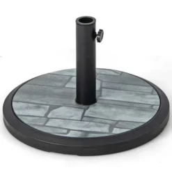 Costway 19'' Patio 35 LBS Round Umbrella Base Stand Holder 1.4''-1.9'' Market Table Outdoor -Outdoor Deals Garden Store GUEST 55e54de5 9c35 4ecd bd24 0edba7589651