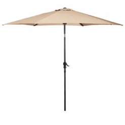 Costway 10FT Patio Umbrella 6 Ribs Market Steel Tilt W/Crank Outdoor Garden Beige -Outdoor Deals Garden Store GUEST 5e2fdc59 ca26 40bd 8cef a7a170fb46d5