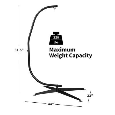 Costway C Hammock Frame Stand Solid Steel Construction 1 Costway C Hammock Frame Stand Solid Steel Construction