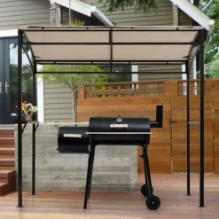 Costway 7'x4.5' Grill Gazebo Outdoor Patio Garden BBQ Canopy Shelter Storage Hook -Outdoor Deals Garden Store GUEST 62f052cb 3470 45cb a162 b486a8d2c66c