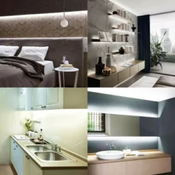 Outdoor Deals Garden Store 23 Costway 100' 2 Wire LED Rope Light Christmas Decorative Party In/Outdoor 110V Cool White