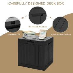 Costway 30 Gallon Deck Box Storage Container Seating Tools Organization Deliveries -Outdoor Deals Garden Store GUEST 66b7d354 463f 4b69 9a54 7d467fb603e9