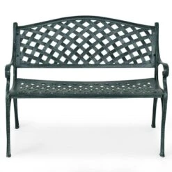 Costway 40'' Outdoor Antique Garden Bench Aluminum Frame Seats Chair Patio Garden Furni -Outdoor Deals Garden Store GUEST 6af02865 c2d4 48a2 a778 efef2ad0dbd8