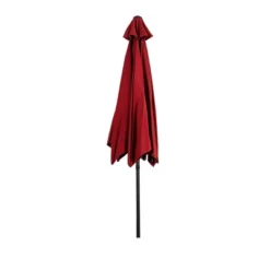 Costway 9FT Patio Umbrella Patio Market Steel Tilt W/ Crank Outdoor Yard Garden Burgundy -Outdoor Deals Garden Store GUEST 6b27c8aa c1be 40c2 a75e 3ea3ffd9f572