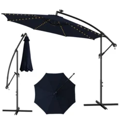 Costway 10FT Patio Solar-Lighted 112 LED Cantilever Offset Umbrella Crank Tilt Outdoor 22 Costway 10FT Patio Solar-Lighted 112 LED Cantilever Offset Umbrella Crank Tilt Outdoor -Outdoor Deals Garden Store GUEST 6e64973e 63e3 4f79 a571 0d0aabf046cd
