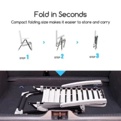 Costway Patio PP Chaise Lounge Folding Reclining Chair 7-Level Backrest Footrest White -Outdoor Deals Garden Store GUEST 6fe56d22 01c5 40be a91f f0d5069acb93