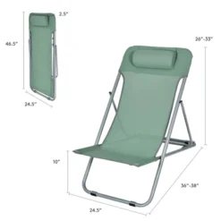 Costway Set Of 2 Beach Chair Portable 3-Position Lounge Chair W/ Headrest BlueGreenOrange 20 Costway Set Of 2 Beach Chair Portable 3-Position Lounge Chair W/ Headrest BlueGreenOrange -Outdoor Deals Garden Store GUEST 7109428f 027d 4b34 b1c1 6c145d213bf0