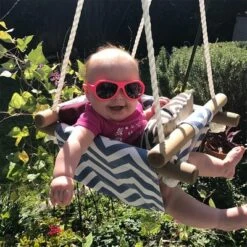 Costway Baby Canvas Hanging Swing Cotton Hammock Toy For Toddler BluePink -Outdoor Deals Garden Store GUEST 74a9c94d 83f7 4c2e 9f27 9e45160fccfc