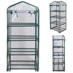 Costway Portable Mini Walk In Outdoor 4 Shelves Greenhouse -Outdoor Deals Garden Store GUEST 75353e53 11e5 4dbc ab91 7faa3e82ac04