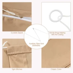 Costway Parasol Offset Cantilever Umbrella Cover 11ft Zipper Fiberglass Rod Outdoor -Outdoor Deals Garden Store GUEST 78cc3099 3e30 4b34 b7fa ebae00b2986b