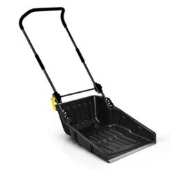 Costway 24'' Folding Poly Snow Shovel Snow Pusher W/Wheels U-Shape Handle -Outdoor Deals Garden Store GUEST 7b11aa61 ad7c 43d2 bbad 2ff2b4158b62
