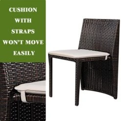 Costway 3 PCS Cushioned Outdoor Wicker Patio Set Garden Lawn Sofa Furniture Seat Brown No Assembly -Outdoor Deals Garden Store GUEST 7c2ff34d 0f69 4305 83e1 e3b35895aa6b