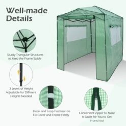 Costway 6'x 8' Portable Walk-in Greenhouse Pop-up Folding Plant Gardening W/Window -Outdoor Deals Garden Store GUEST 84e29c38 05a6 4367 8ad4 44ccf054ea3c