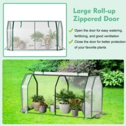 Costway 47.5''x 21.5''x 24''Portable Mini Greenhouse With 2 Zipper Doors & Ground Stakes -Outdoor Deals Garden Store GUEST 861ffe51 4adb 43da 9627 c9708241f4c3