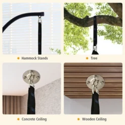 Costway 32'' Kids Nest Swing Chair Hanging Hammock Seat For Indoor Outdoor GreenBlue -Outdoor Deals Garden Store GUEST 8db4a962 806b 4a7b ab78 b28f995a6d40